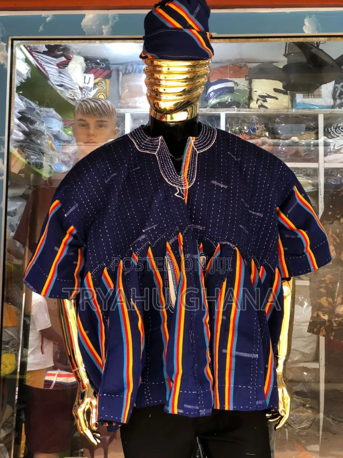 Order Now Premium Ghanaian Heritage Authentic Traditional Smock/Fugu