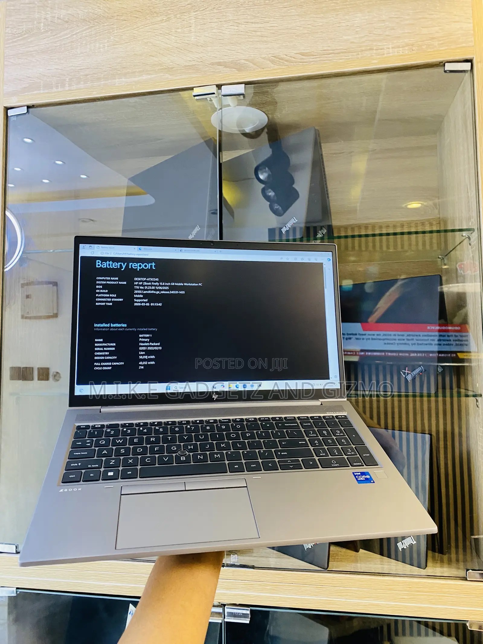 Laptop HP ZBook Firefly 15 G7 16GB Intel Core i7 SSD 256GB