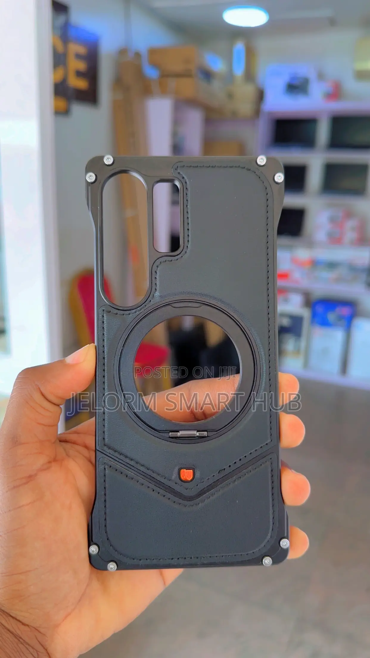 S25 Ultra Metal Half Case