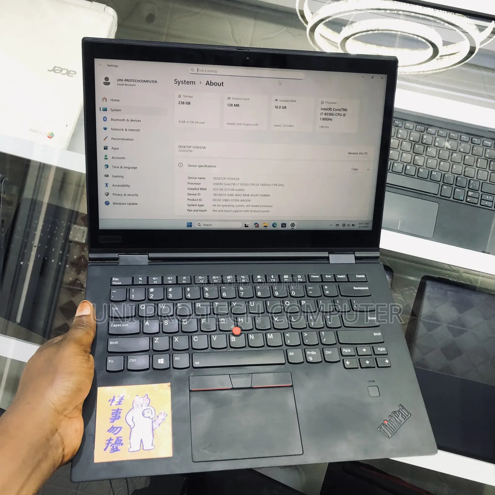 Laptop Lenovo Thinkpad X1 Yoga 16GB Intel Core i7 SSD 256GB