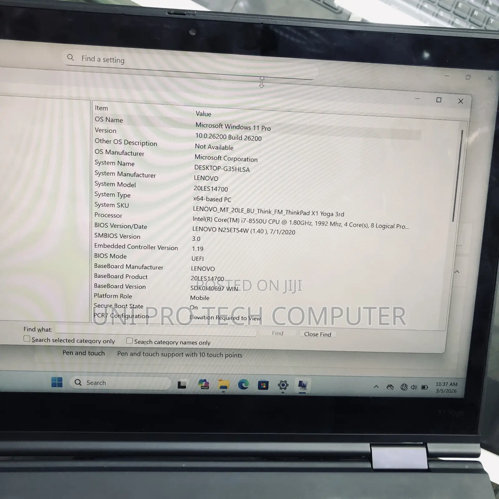 Laptop Lenovo Thinkpad X1 Yoga 16GB Intel Core i7 SSD 256GB