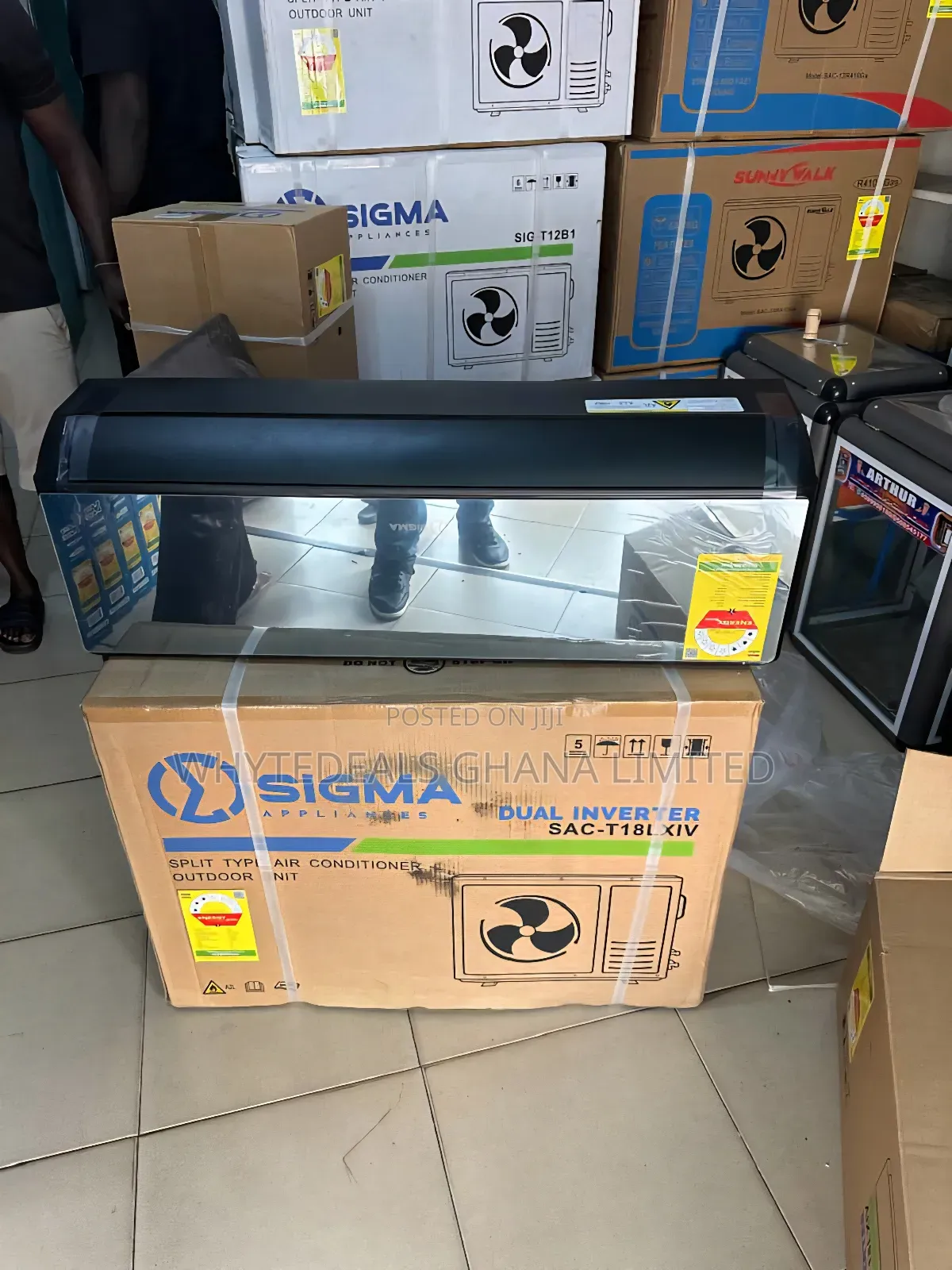 3_stars| Sigma 1.5hp Split Inverter Airconditioner|Mirror Surface|R410