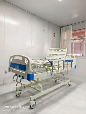 3crank Manual Hospital Bed (Free Mattress, Iv Pole, and Eating Table)
