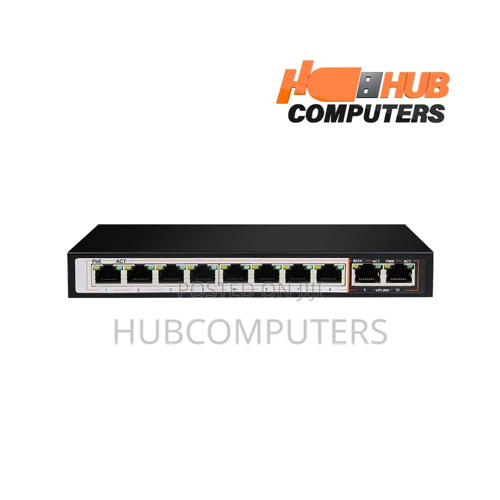 D-Link (Dgs-F1010p-E)10-Port Gigabit Longrange Poe Surveillance Switch