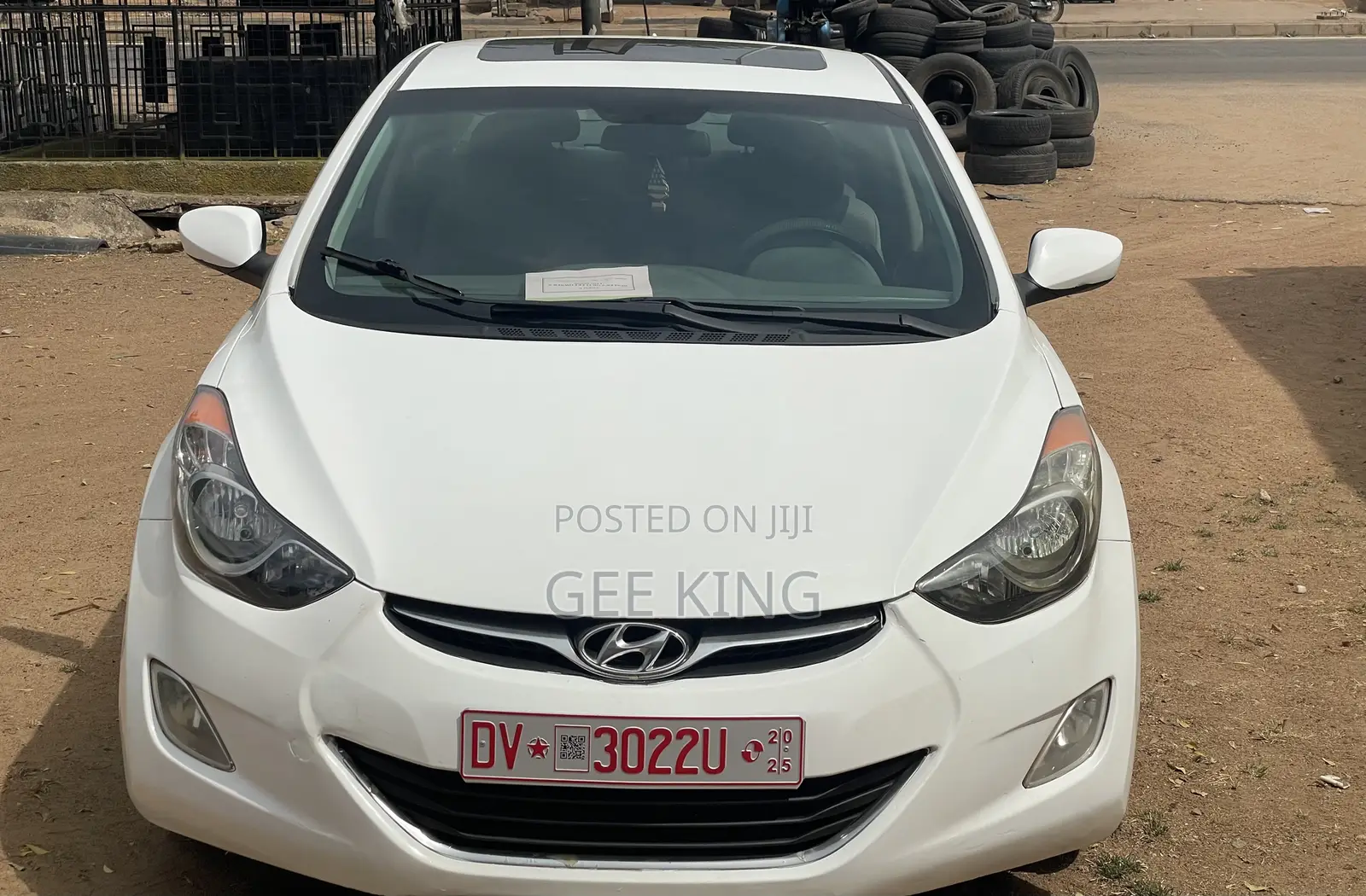 Hyundai Elantra GLS Sedan FWD (1.8L 4cyl 6A) 2013 White