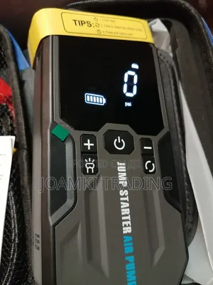 Car Jump Starter With Air Pump, 16,000mah Battery, 2000a Peak Current