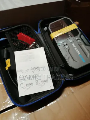 Car Jump Starter With Air Pump, 16,000mah Battery, 2000a Peak Current