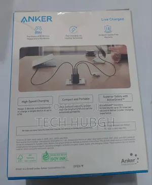 Anker 3-in-1 Ultra Fast Charger 67w, 3 Ports