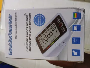Digital Automatic Blood Pressure Monitor Upper Arm Smart Machine-black