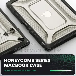 Essentials Rugged Armour Hard Shell Case Cover For Apple Macbook