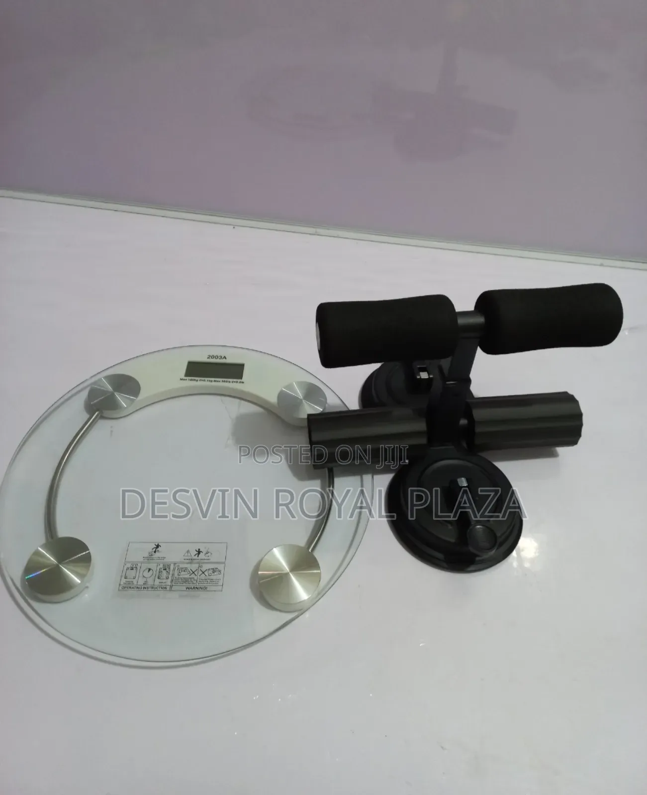 Sit Up Bar + Digital Personal Weighing Scale
