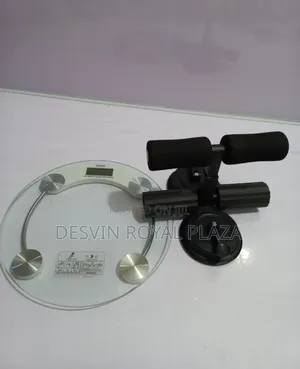 Sit Up Bar + Digital Personal Weighing Scale