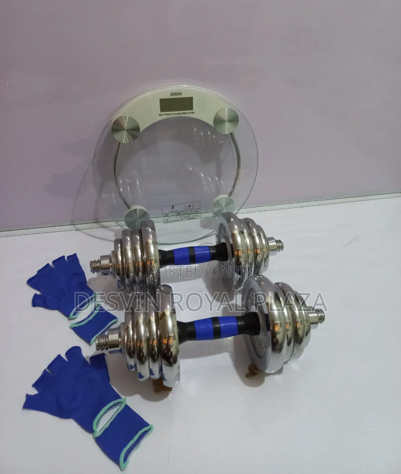 25kg Dumbbell + Digital Personal Weighing Scale