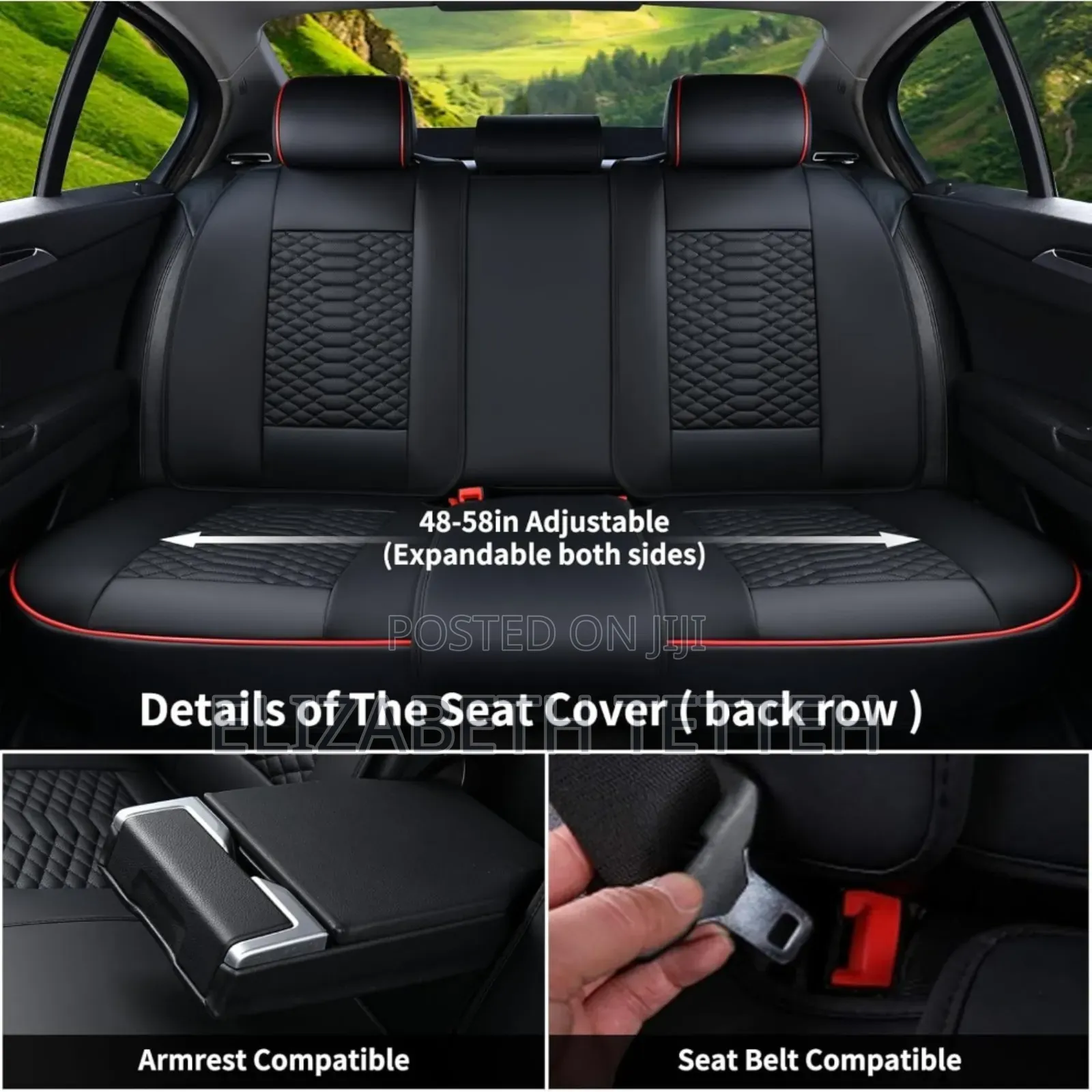 Luxury Car Seat Cover Set Interior for All Cars Plus Installation