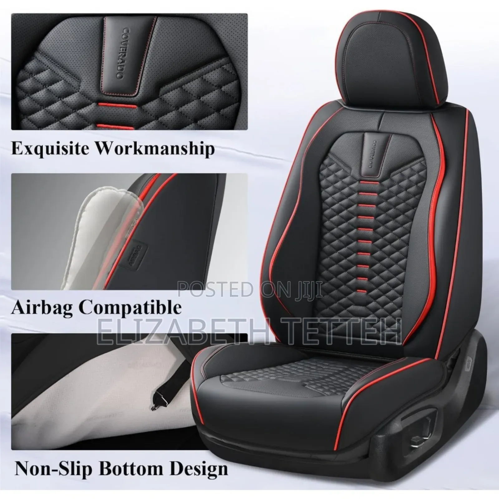 Luxury Car Seat Cover Set Interior for All Cars Plus Installation