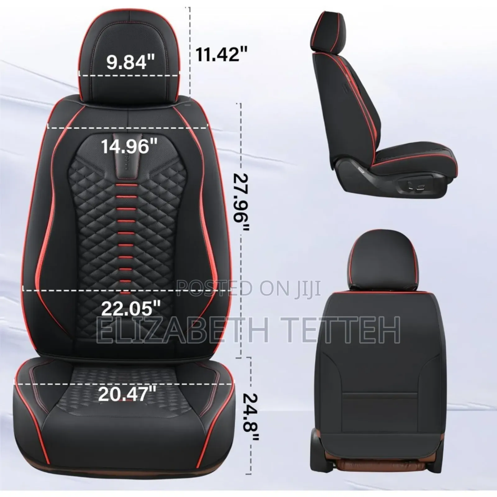 Luxury Car Seat Cover Set Interior for All Cars Plus Installation