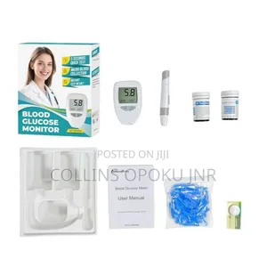 Glucometer Blood Glucose Test Machine Monitor + 50 Strips + 50 Lancets