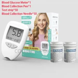 Glucometer Blood Glucose Test Machine Monitor + 50 Strips + 50 Lancets