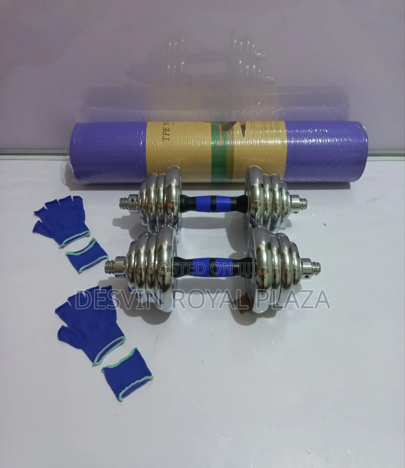 Yoga Mat + Dumbbell 25kg
