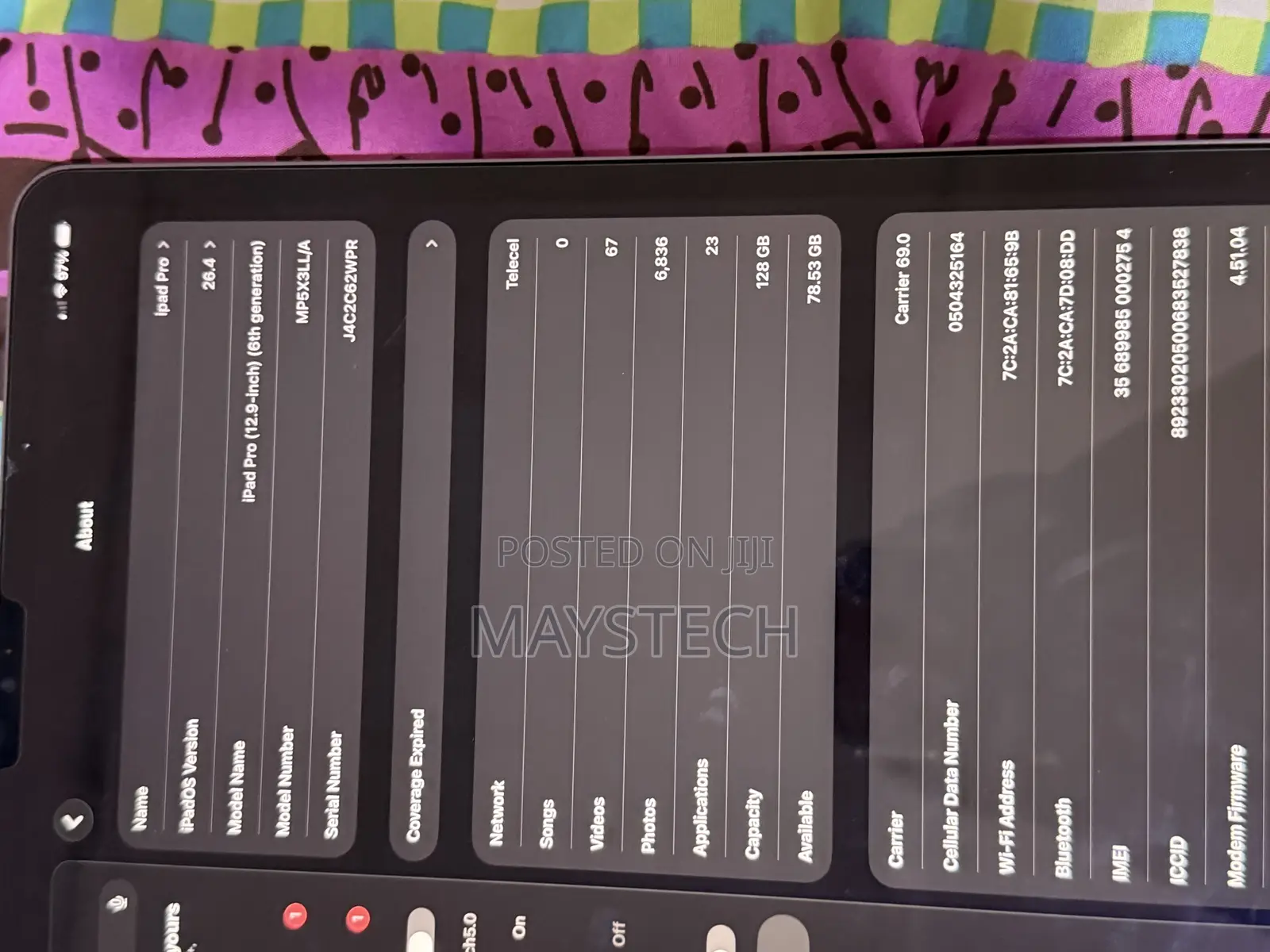 Apple iPad Pro 12.9 (2022) 128 GB Silver