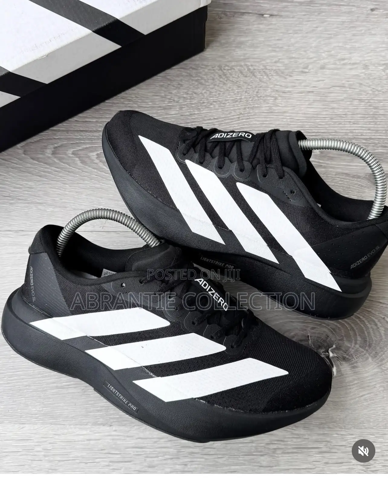 Black Adidas Adizero Evo Sl