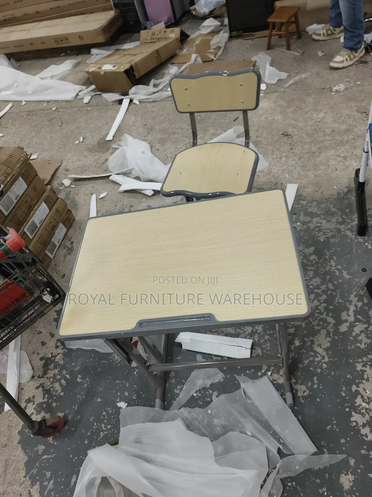 Adjustable Student Desk and Chair Set,