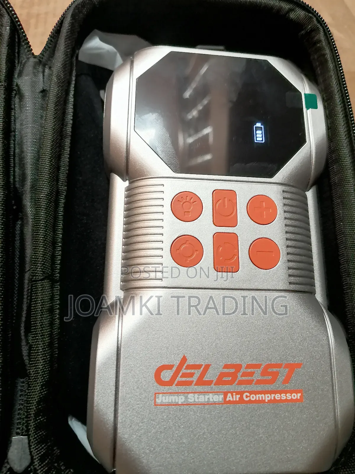 Delbest Q7 Jump Starter + Air Compressor, 18,000 Mah Battery,1400a P/C