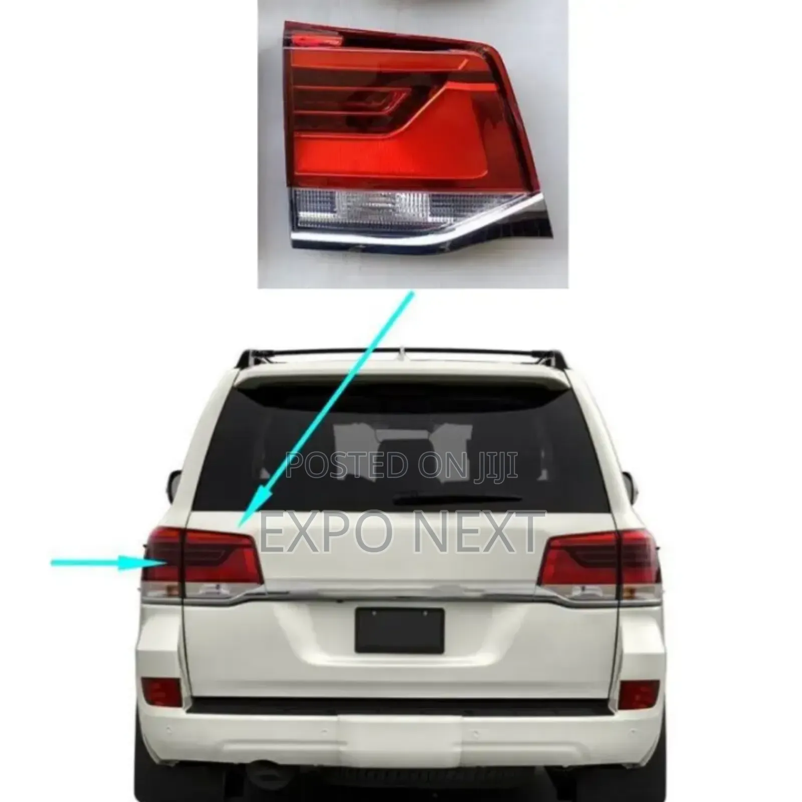 2016-2020 Toyota Land Cruiser Led Outer Pair Tail Light