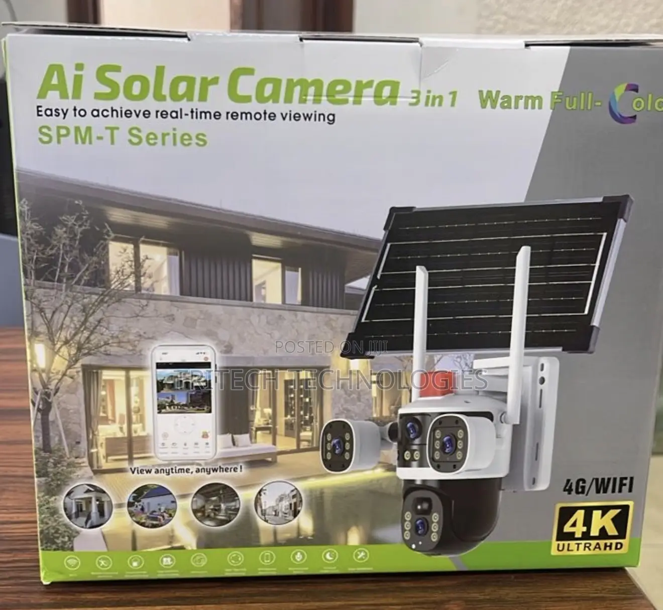 Spark 4g Solar PTZ 3 in 1 SPM-T Series Eseecloud App
