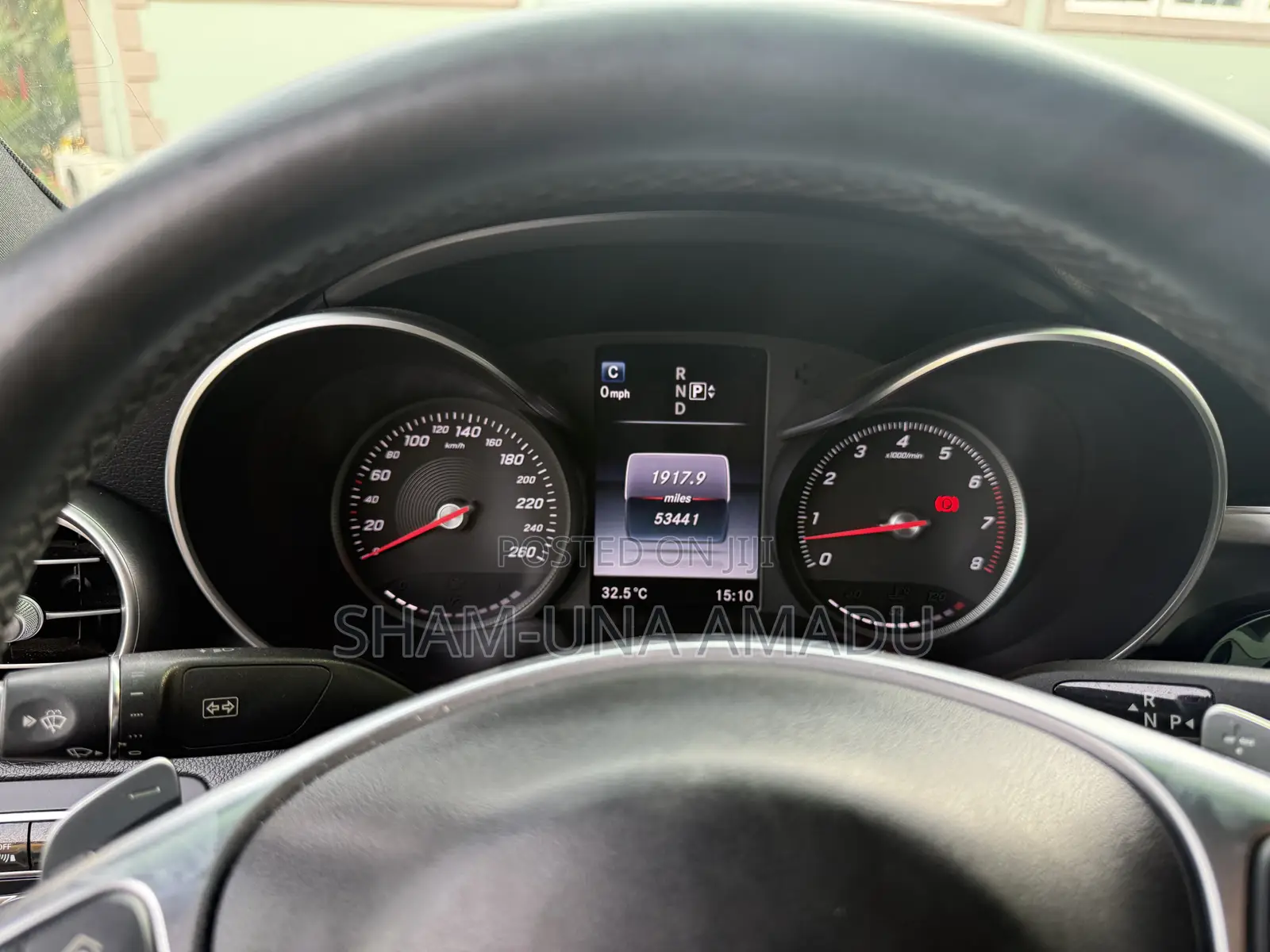 Mercedes-Benz C400 4Matic AWD Sedan (3.0L V6 7A) 2015 White