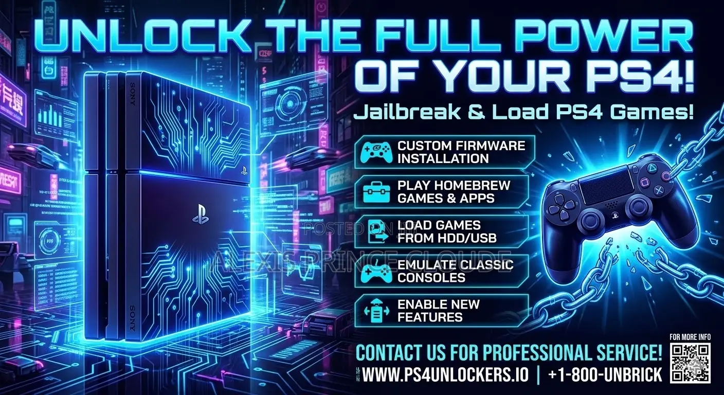 Jailbreak Your Ps4 and Loading of Games (Account and Jailbreak)