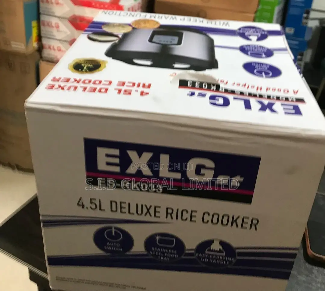 Cook Perfect Rice Every Time With The 4.5l Exlg Deluxe Rice Cooker