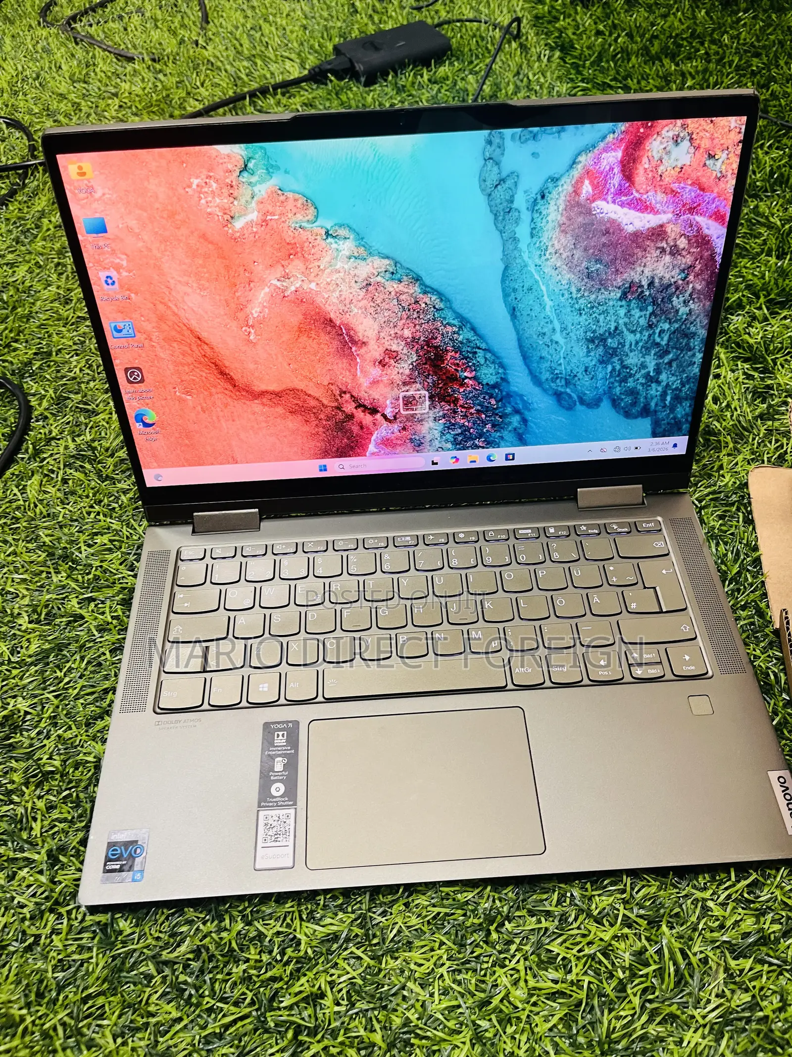 Laptop Lenovo Yoga 7i 8GB Intel Core 5 SSD 512GB