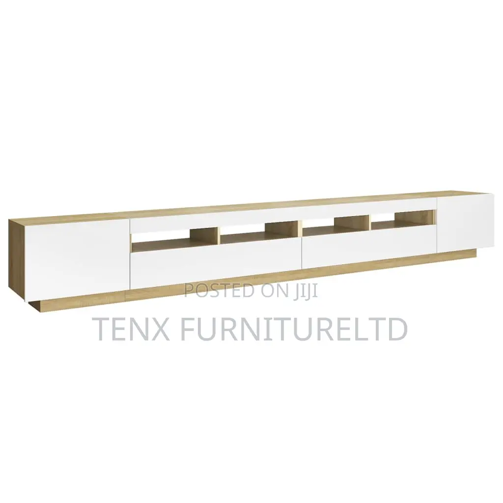 Tv Stand (With Led Lights) Dual Colour