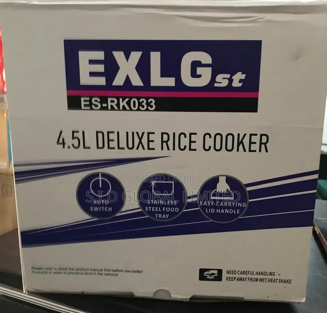 Upgrade Your Kitchen With The Exlg 4.5l Deluxe Rice Cooker