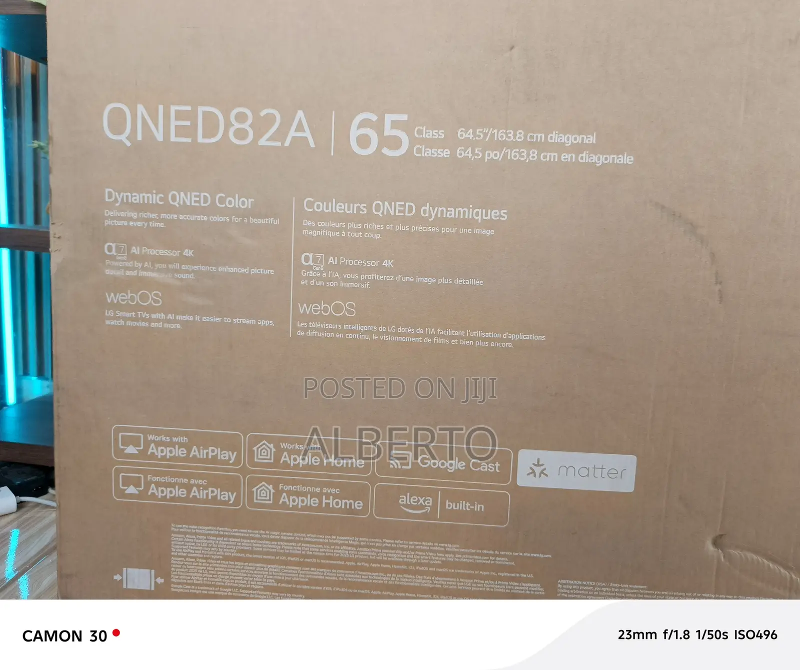 65 Inch Class Lg Qned Ai Qned82a Smart Tv 2025
