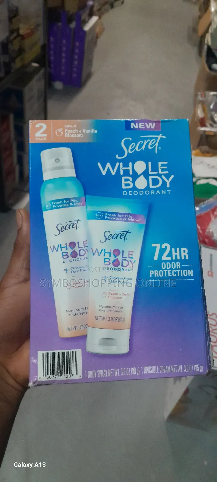 Secret Whole Body Deodorant (2pack)