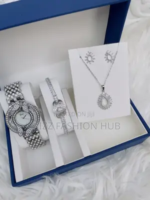 Ladies Silver Jewelry Set
