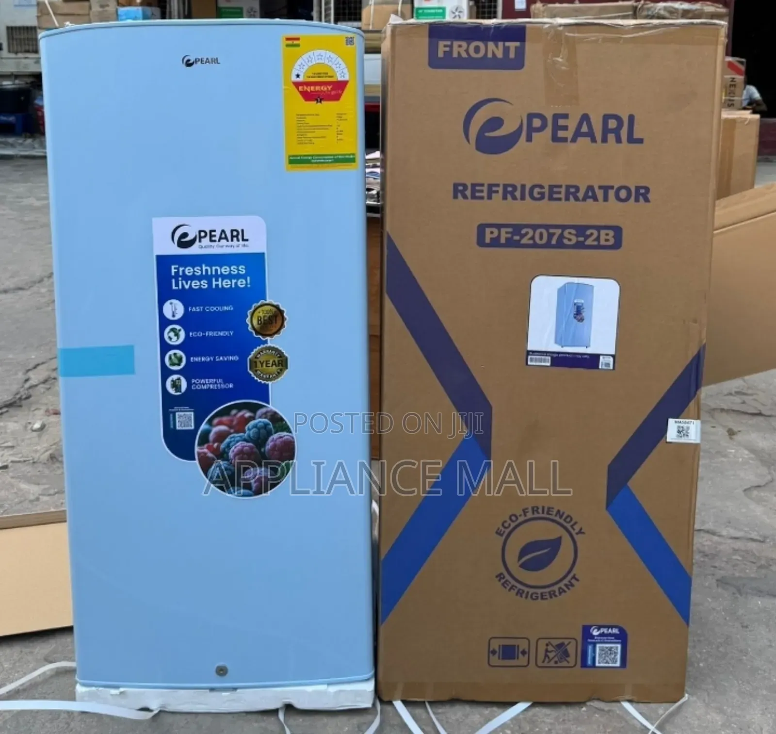 Pearl Fridge Pf-207s-2b (169l)