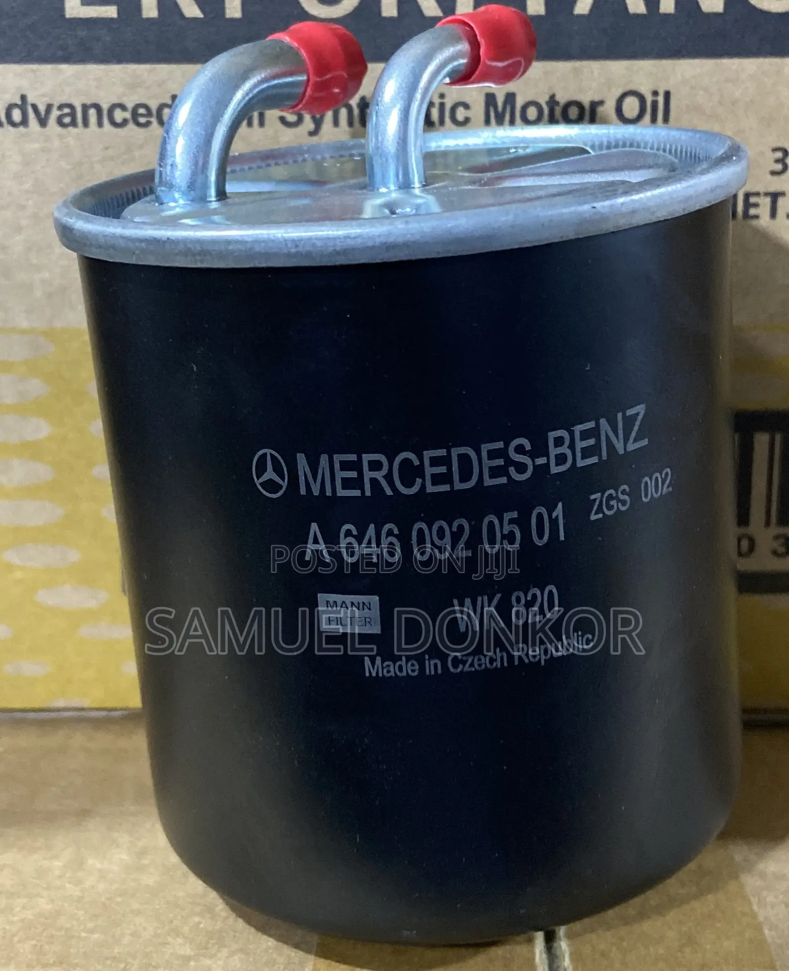 Mb Fuel Filter-a 646 092 05 01 and Mann Wk 820
