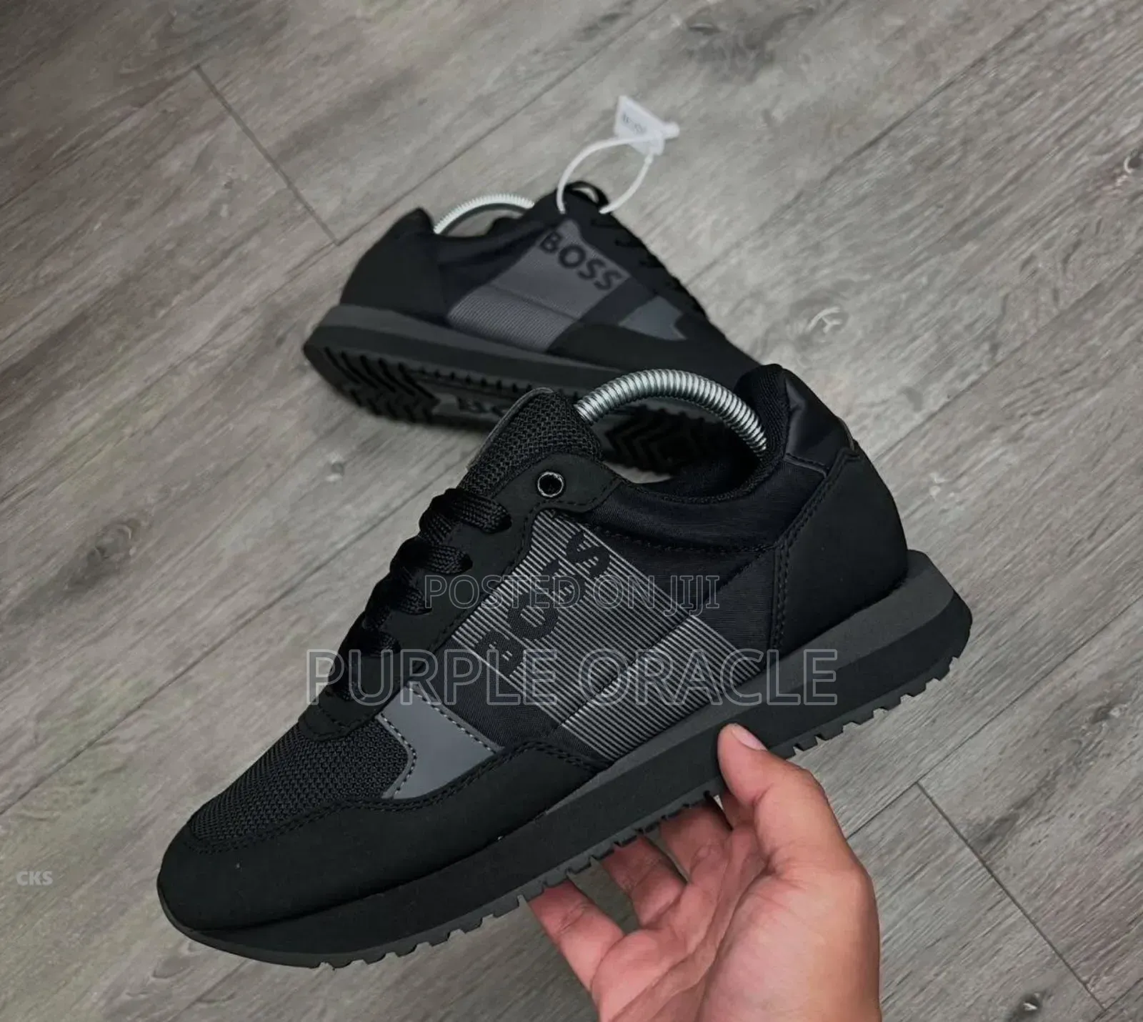 Boss Black Lace-up Sneakers