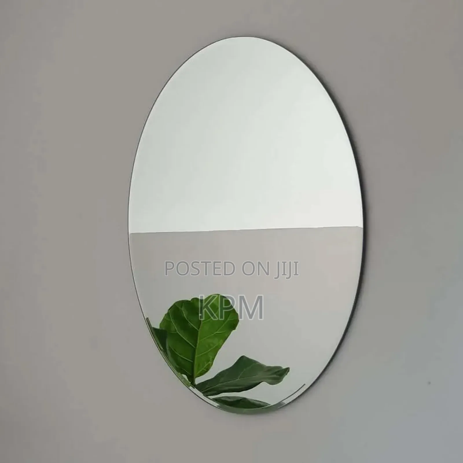 Flexible Oval Adhesive Mirror