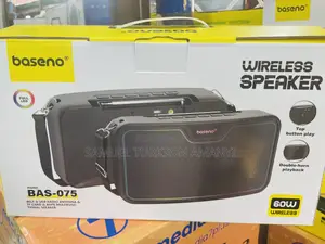 Baseno Bas-075 60w Wireless Bluetooth Speaker With Led Lights