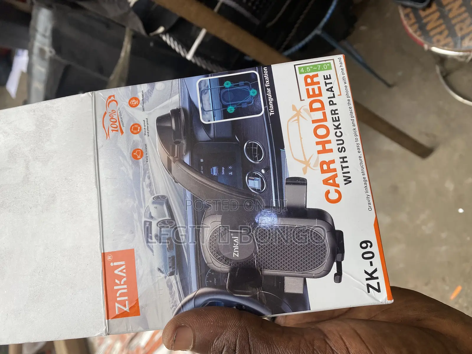 Secure Car Motorcycle Phone Holder