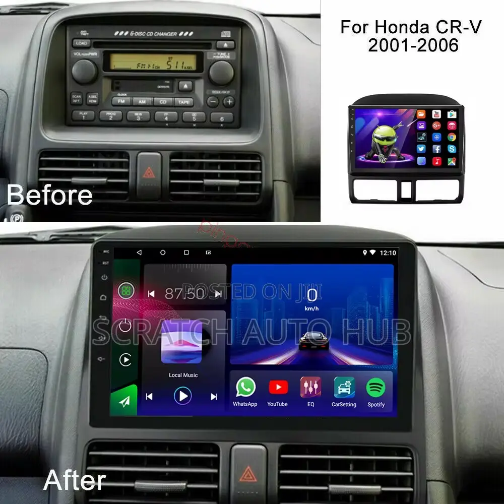 Honda CRV 2001/2006 Android Screen Available