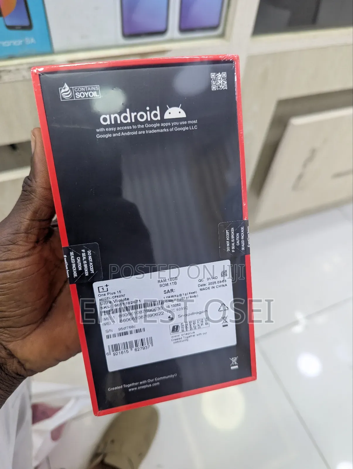 New OnePlus 15 1 TB