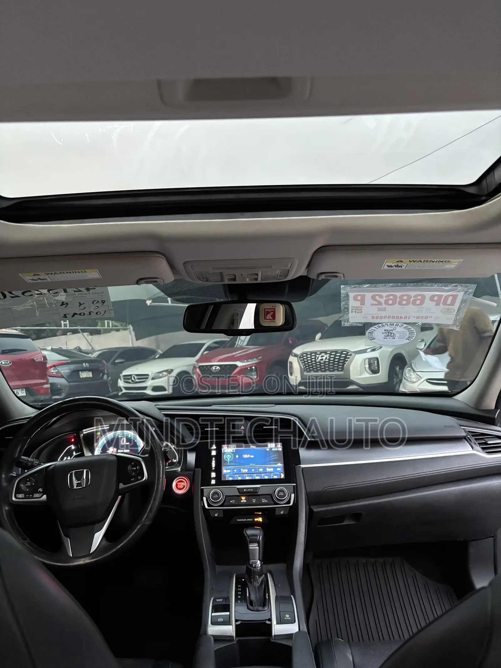 Honda Civic Touring Sedan 2018 Gray