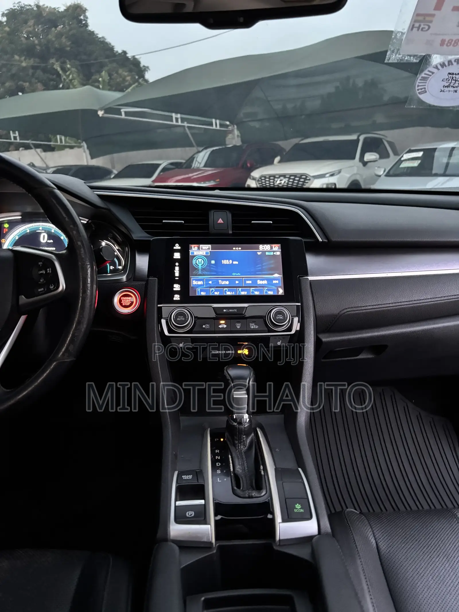 Honda Civic Touring Sedan 2018 Gray