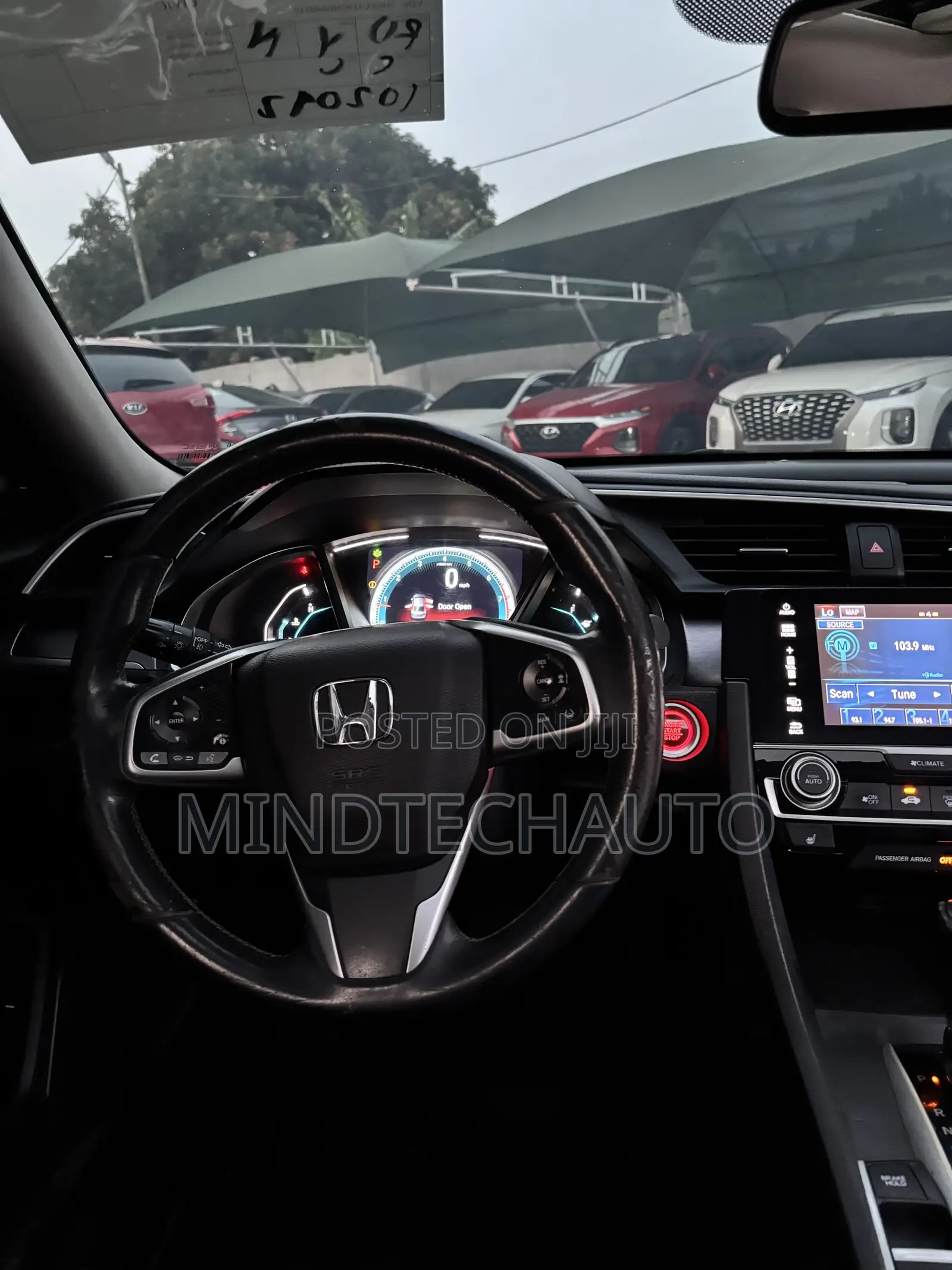 Honda Civic Touring Sedan 2018 Gray