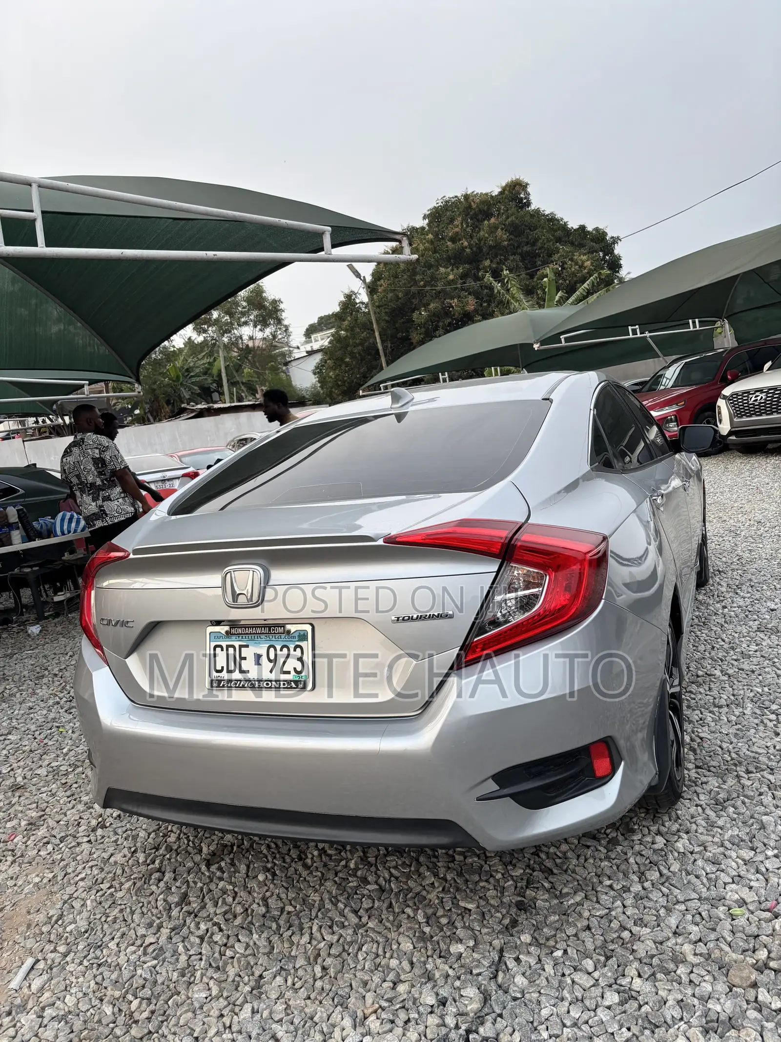 Honda Civic Touring Sedan 2018 Gray